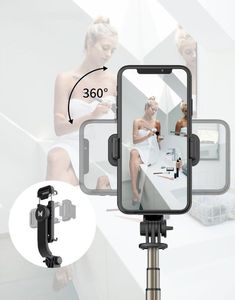 Selfie stick Wozinsky Wozinsky Selfie Stick Tripod teleskopowy statyw kijek do zdjęć + pilot Bluetooth czarny (WSSTK-01-BK) 10