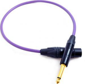 Kabel Melodika Jack 6.3mm - XLR 17m fioletowy 1