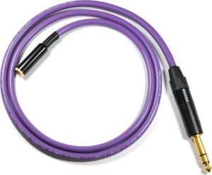 Kabel Melodika Jack 3.5mm - Jack 6.3mm 7m fioletowy 1