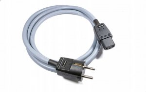 Kabel zasilający Melodika Melodika MDP15G Przewód zasilający z uziemieniem (sieciowy) 3x2,5mm2 (Schuko-IEC C13) Gunmetal - 1,5m 1