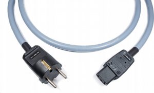 Kabel zasilający Melodika Melodika MDP15G Przewód zasilający z uziemieniem (sieciowy) 3x2,5mm2 (Schuko-IEC C13) Gunmetal - 1,5m 2