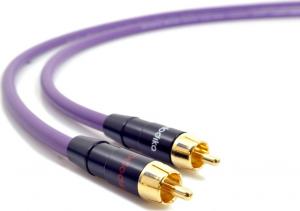 Kabel Melodika RCA (Cinch) x2 - RCA (Cinch) x2 2.5m fioletowy 1