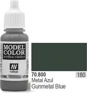 Vallejo Farba Nr180 Metal Blue - (70800) 1