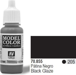 Vallejo Farba Nr205 Black Glaze - (70855) 1