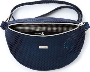 Paolo Peruzzi SASZETKA DAMSKA NERKA GRANATOWA SKÓRZANA Z-15-N 3