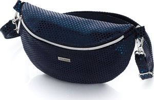 Paolo Peruzzi SASZETKA DAMSKA NERKA GRANATOWA SKÓRZANA Z-15-N 6