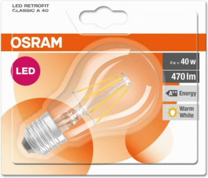 Osram LED-BULB E27 RETROFIT CLASSIC 4W (4052899936393) 4
