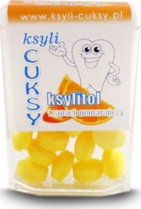 SIMPATICO Cukierki pomarańczowe z ksylitolem 1