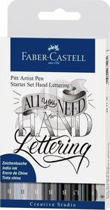 Artequipment FABER-CASTELL Pitt Hand Lettering z akcesoriami uniw 1