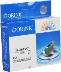 Tusz Orink ORINK Tusz do drukarek Brother MFC J2330DW / J3530DW / J3930DW | Cyan| 20ml. CBLC3619XL/C OR 1