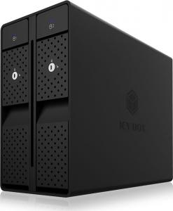 Kieszeń Icy Box USB typu C RAID 2x 3.5" SATA (IB-RD3802-C31) 2