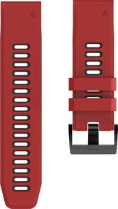 iSmart Pasek QuickFit Quality Fenix 5 6 PRO Forerunner 935 945 QuickFit 22mm czerwony 2