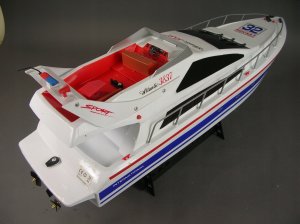 Amewi Amewi HL Yacht Atlantic L 73cm, MHz, 23 km/weiß/blau/rot 5