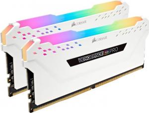 Pamięć Corsair Vengeance RGB PRO, DDR4, 32 GB, 3200MHz, CL16 (CMW32GX4M2E3200C16W) 2