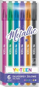 Interdruk Długopis żelowy 6 kolorów Metallic YN TEEN (383076) 1