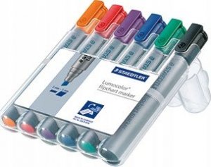 Staedtler STAEDTLER Flipchartmarker Lumocolor 6St Box 1