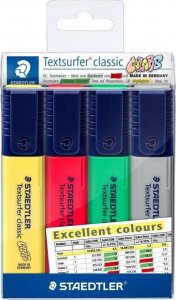 Staedtler STAEDTLER Textmarker Textsurf. excel.4St Etui 1