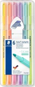 Staedtler Zakreślacze pastelowe Triplus Textsurfer: 6 szt. 2