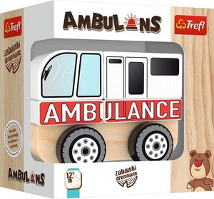 Trefl Zabawka drewniana - Ambulans TREFL 1