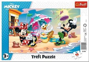 Trefl Puzzle ramkowe 15 Zabawy na plaży 1