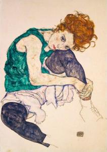 Bluebird Puzzle Puzzle 1000 Siedząca kobieta, Egon Schiele, 1917 2