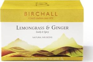 Birchall Tea Herbata Birchall Lemongrass & Ginger - ziołowa 20 piramidek 1