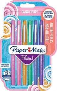 Paper Mate PAPER MATE Faserschreiber Flair 6er Candy Pop M 0.7 mm Blister 1