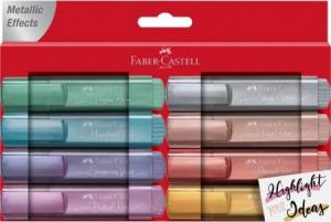 Faber-Castell Zakreślacz metaliczny 8 kolorów FABER CASTELL 1