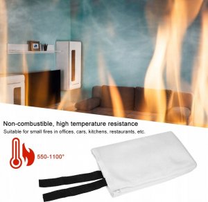 No Fire NOFIRE Löschdecke NO 120x120 POLY 1C im Polybag 9