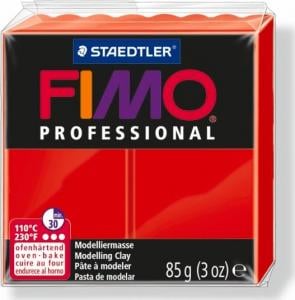 Fimo Masa plastyczna termoutwardzalna Professional czerwona 85g 1