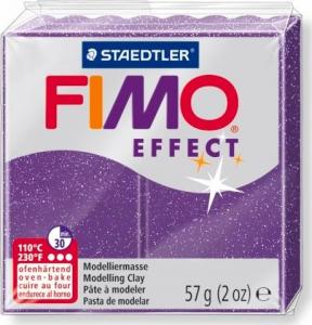 Fimo Masa plastyczna termoutwardzalna Effect brokatowy fiolet 57g 1