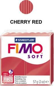Fimo Masa plastyczna termoutwardzalna Soft wiśniowa czerwień 57g 1