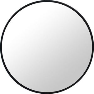 Mufart Okrągłe lustro Czarna Rama 1