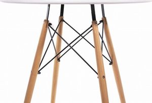 Mufart Okrągły stół ETT do kuchni, jadalni, salonu 60cm - Biały 2