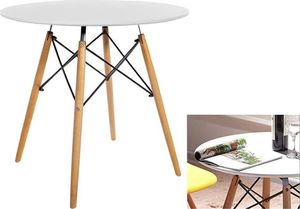 Mufart Okrągły stół ETT do kuchni, jadalni, salonu 60cm - Biały 5