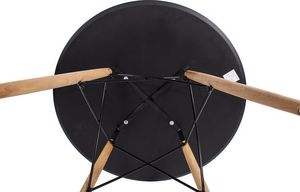 Mufart Okrągły stół ETT do kuchni, jadalni, salonu 80cm - Czarny 2