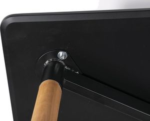 Mufart Prostokątny stół TRE do kuchni, jadalni, salonu 120cm x 80cm - Czarny 4