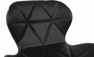 Mufart Krzesło obrotowe DORM do pracowni, biura, gabinetu, salonów kosmetycznych - Czarne 2