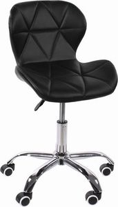 Mufart Krzesło obrotowe DORM do pracowni, biura, gabinetu, salonów kosmetycznych - Czarne 4