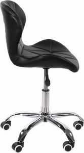 Mufart Krzesło obrotowe DORM do pracowni, biura, gabinetu, salonów kosmetycznych - Czarne 7
