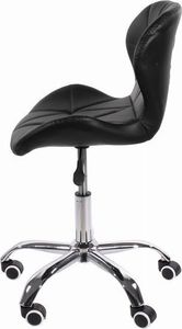 Mufart Krzesło obrotowe DORM do pracowni, biura, gabinetu, salonów kosmetycznych - Czarne 8