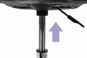 Mufart Krzesło obrotowe DORM do pracowni, biura, gabinetu, salonów kosmetycznych - Czarne 10