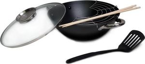 Patelnia Kamille wok Teflonowa Żeliwna 28cm 5