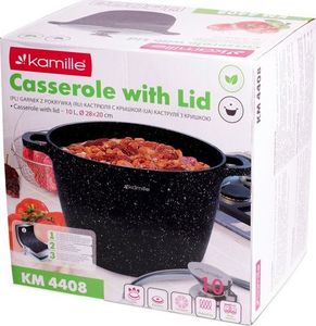 Kamille Garnek z pokrywą 28 cm 10L Kamille KM-4408 7