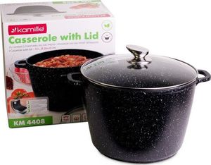 Kamille Garnek z pokrywą 28 cm 10L Kamille KM-4408 8