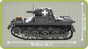 Cobi Historical Collection WWII PANZER I AUSF.A Czołg Niemiecki Lekki (2534) 4