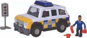 Simba Strażak Sam Jeep policyjny z figurką Malcolm 1