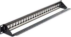Delock DELOCK 19Z Keystone Patch Panel 24 Port with strain relief - 43277 2