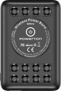 Powerbank Powerton 10000 mAh Czarny  (WBP10) 1