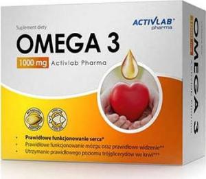 Activlab Activlab Pharma Omega 3, 1000 mg, 60 kapsułek - Długi termin ważności! 1